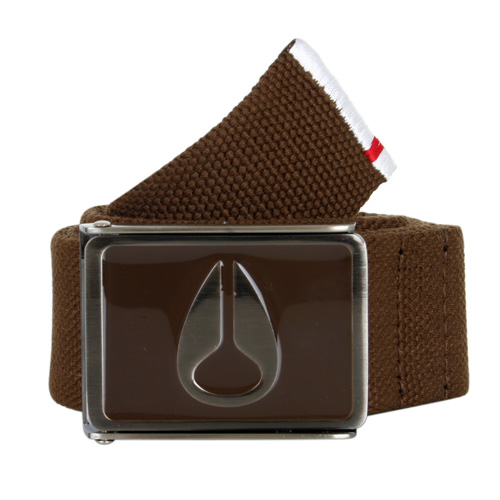 Nixon Mens Nixon Enamel Wings Belt Brown