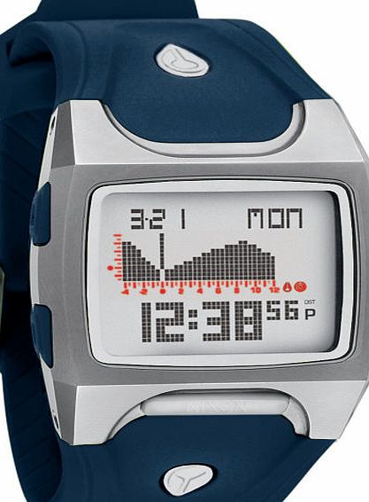 Nixon Mens Nixon Lodown Ti Watch - Navy