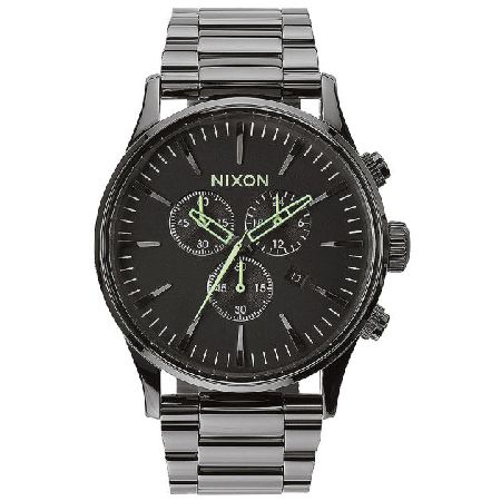 Nixon Mens Nixon The Sentry Chrono Watch - Polished