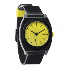 Nixon Mens Nixon The Time Teller Pu Watch Black Lime