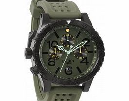 Nixon Mens Surplus Black 48-20 Chrono P Watch