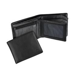 Nixon Satellite Leather Wallet - Black