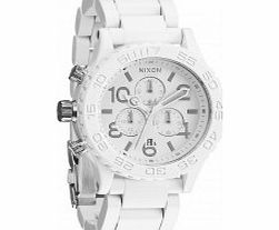 Nixon The 42-20 Chrono White Watch
