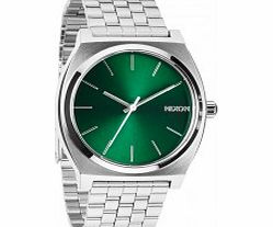 Nixon The Time Teller Green Sunray Watch