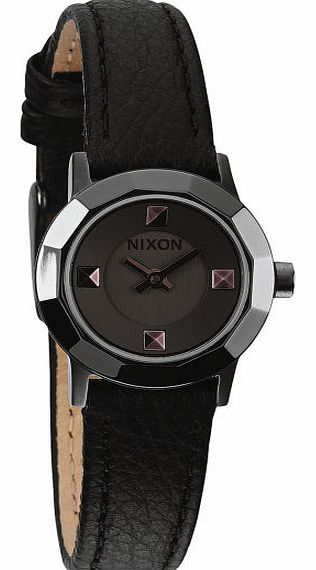 Womens Nixon Mini Watch - Gunmetal / Black