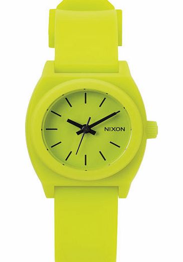 Nixon Womens Nixon Small Time Teller Watch - Lime