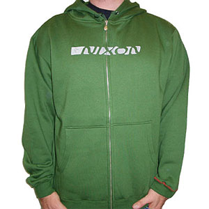Zip Hood Mens Militant Green