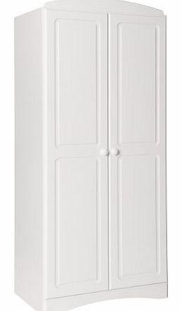 NJA Furniture Aviemore 2-Door Robe, 192 x 82 x 49 cm, White