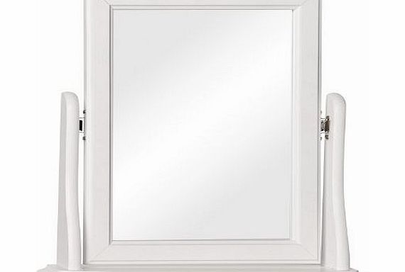 NJA Furniture Copenhagen Dressing Table Mirror, 47 x 49 x 14 cm, White