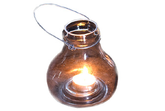 Nkuku Fair Trade Hanging Tea Light Holder