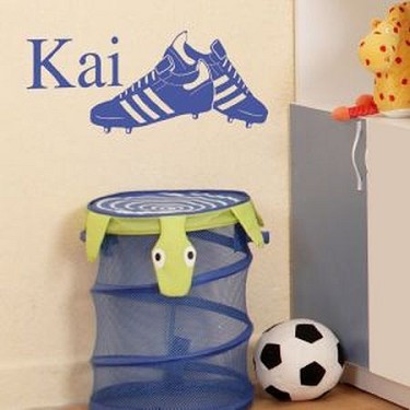 Football Boots Personalised Wall Sticker