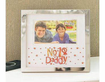 No 1 Daddy 6 x 4 Photo Frame