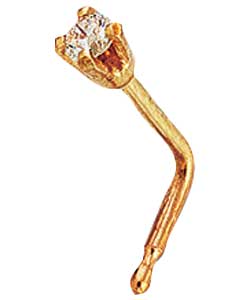 no 9ct Gold Diamond Nose Stud