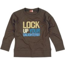 No Added Sugar Lock Up Brown Long Sleeve T-Shirt by No Added