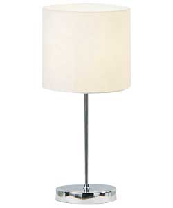 no Cream Fabric Shade Stick Table Lamp
