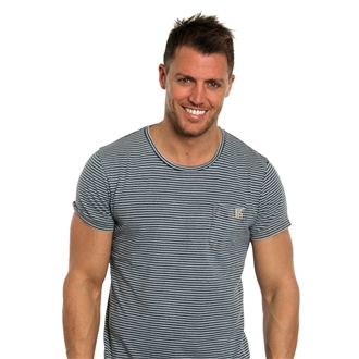 No Excess Stripe T-Shirt