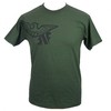 No Friends Eagle Mens T-Shirt - Army Green
