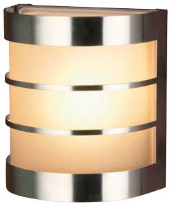 no Half Drum 60W Outdoor Wall Light