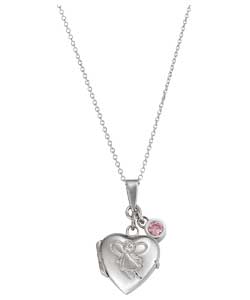 no Little Gems Sterling Silver Heart Locket