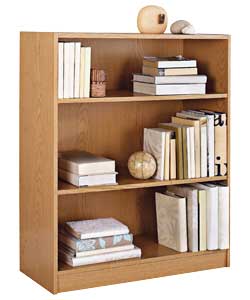 Maine Oak Finish Small Extra Deep Bookcase