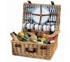 Deluxe Picnic Basket for 4 - wicker