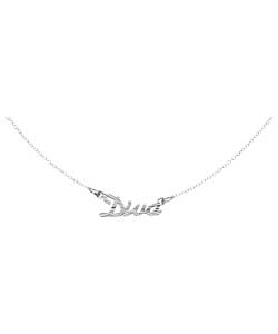 no Sterling Silver Childrens Diva Necklet