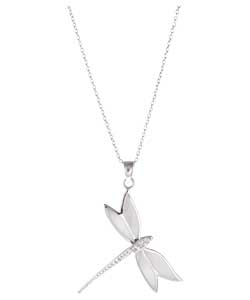 Sterling Silver Dragonfly Pendant