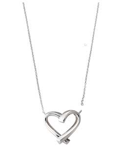 no Sterling Silver Heart Necklace