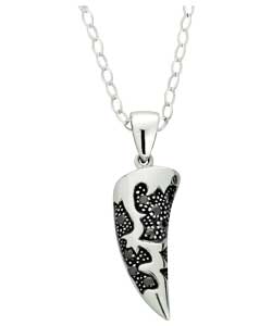 no Sterling Silver Horn Pendant