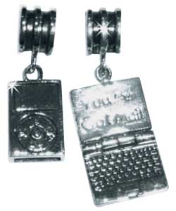 no Sterling Silver MP3 Player and Laptop Charms