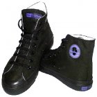 No Sweat All Black High Top Trainer