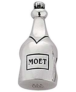 no Truth Sterling Silver Champagne Charm