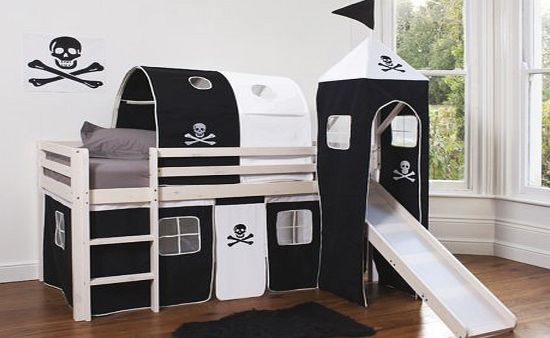 Noa and Nani Cabin Bed amp; Mattress with Pirate with Tower ,Tunnel amp; Tent   Mattress