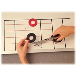 Nobo Adhesive Gridding Tape Black 1.5mmx10m Ref