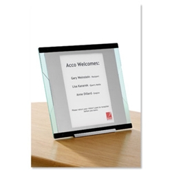 nobo Desktop Name Sign W250xD15xH90mm Ref 1902347