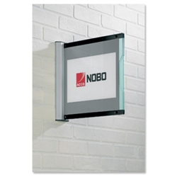 Nobo Double-sided Wall Sign 90 Degrees