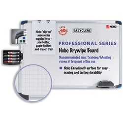 NOBO Drywipe Whiteboard with Aluminium Trim