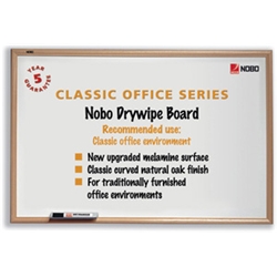 Nobo Light Oak Drywipe Board 1200mmx900mm