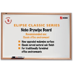 Nobo Light Oak Drywipe Board 900mmx600mm