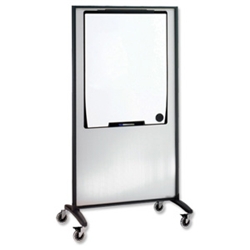 nobo Mobile Screen with Groove for Whiteboard