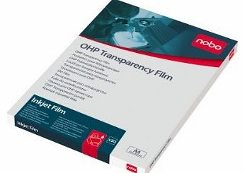 Nobo Overhead Projector Inkjet Printer A4 - Pack of 50