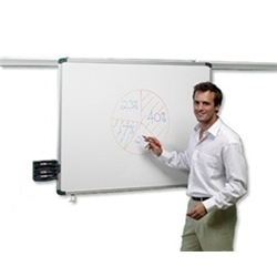 nobo rail Drywipe Board Magnetic 1800mm Aluminium
