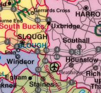 UK Sales and Marketing Map Magnetic 12.5