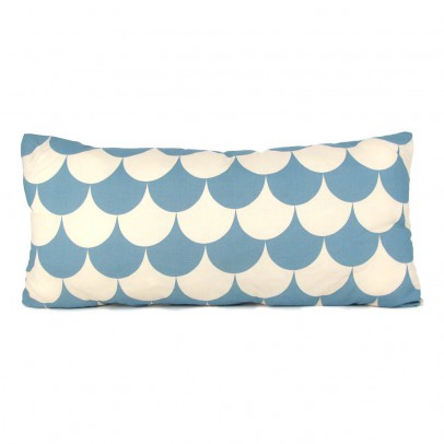 Nobodinoz Scales Cushion 52x24 cm Blue `One size