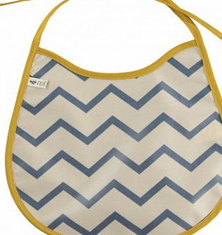 Nobodinoz Zig Zag Bib Blue `One size