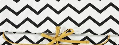 Nobodinoz Zig Zag Triangles Changing Mat Noir `One size
