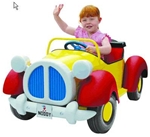Pedal Car: 1190 x 700 x 430 mm - Red, Yellow