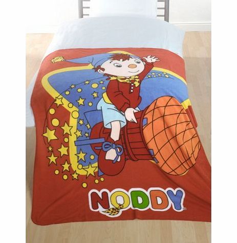 noddy Rocket Fleece Blanket