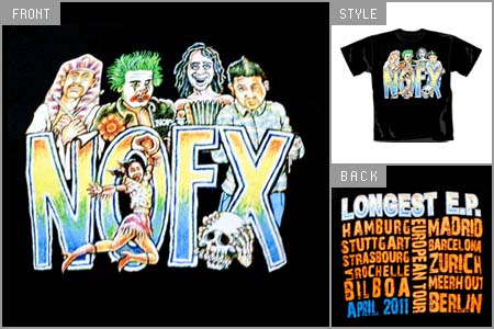 NOFX (Longest EP) *Import* T-shirt krm_504