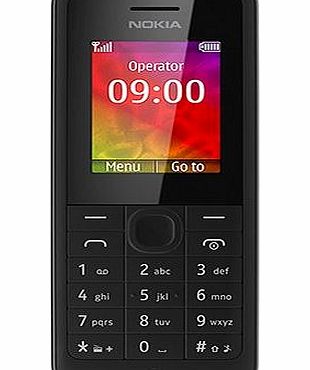 106 Orange Pay as you go / PAYG Mobile Phone | Nokia 106 Black
